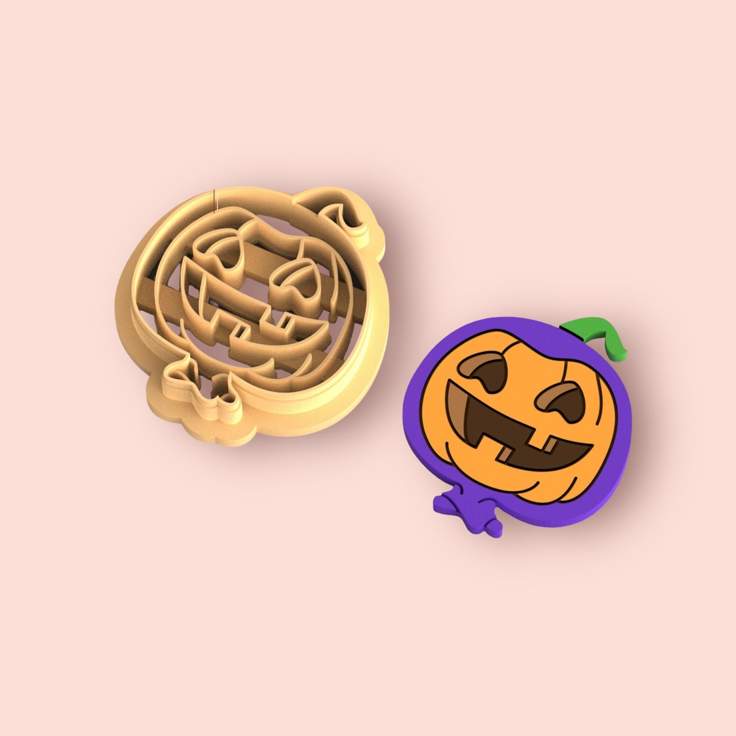 Coupe-citrouille pour réaliser des boucles d'oreilles en pâte polymère