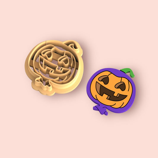 Coupe-citrouille pour réaliser des boucles d'oreilles en pâte polymère