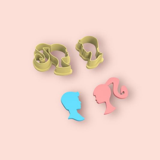 Coupe-visage pour réaliser des boucles d'oreilles en pâte polymère