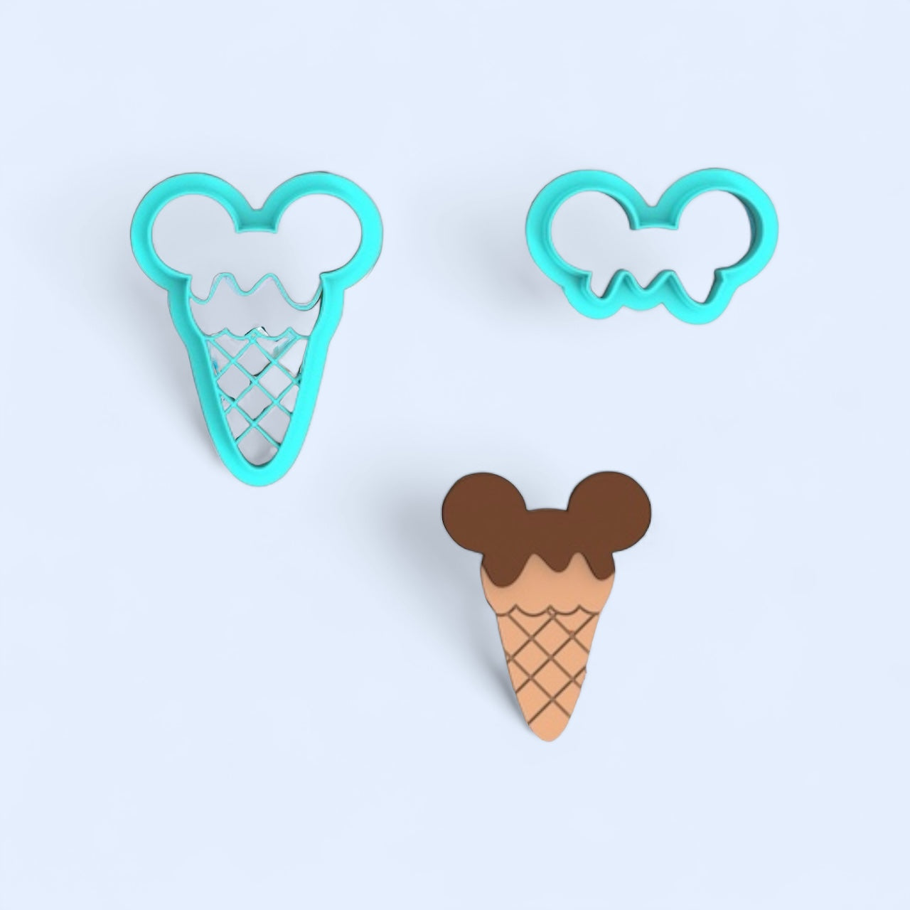 Helado mouse– Cortador para hacer pendientes de arcilla polimérica.