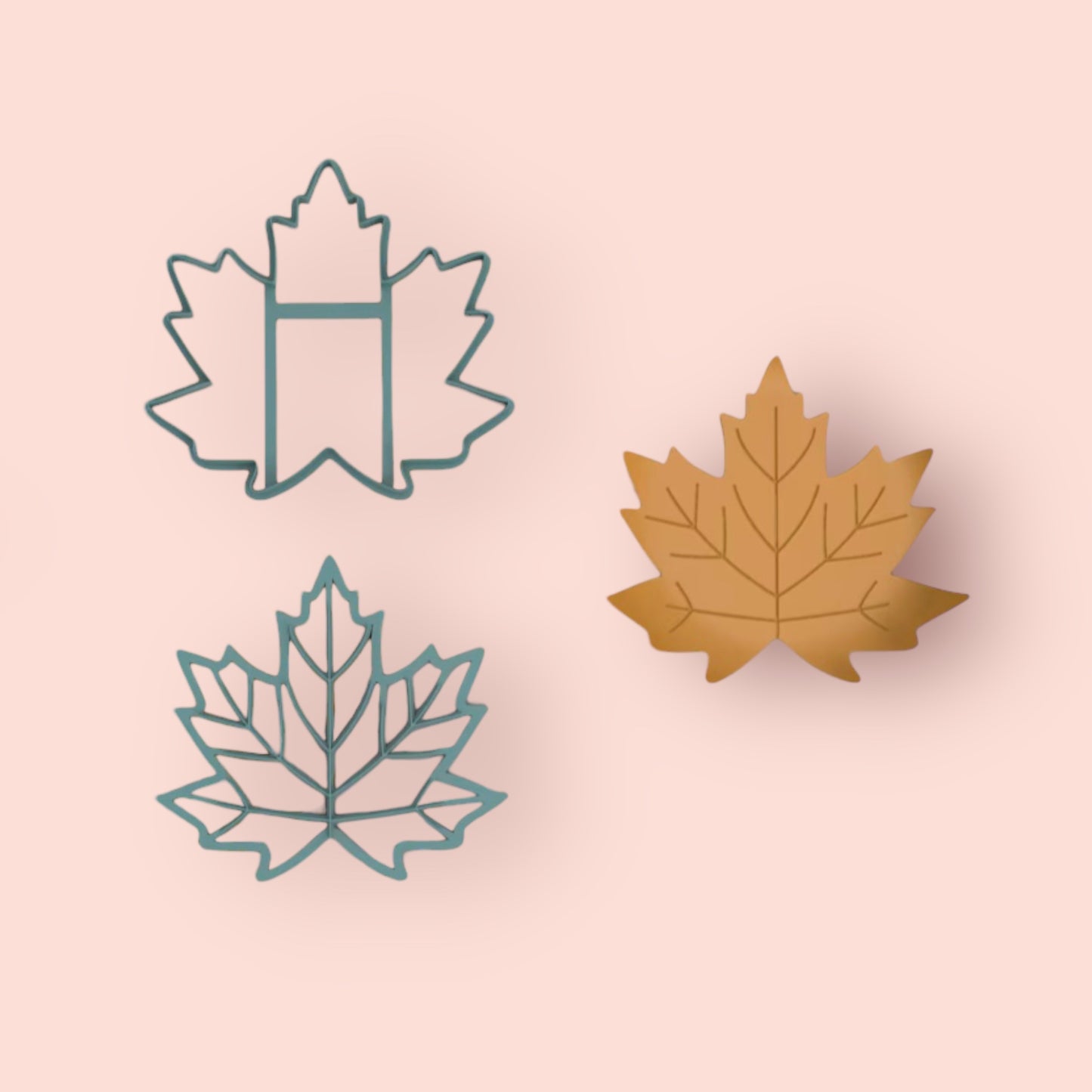 Coupe-plaque feuille pour réaliser des boucles d'oreilles en pâte polymère