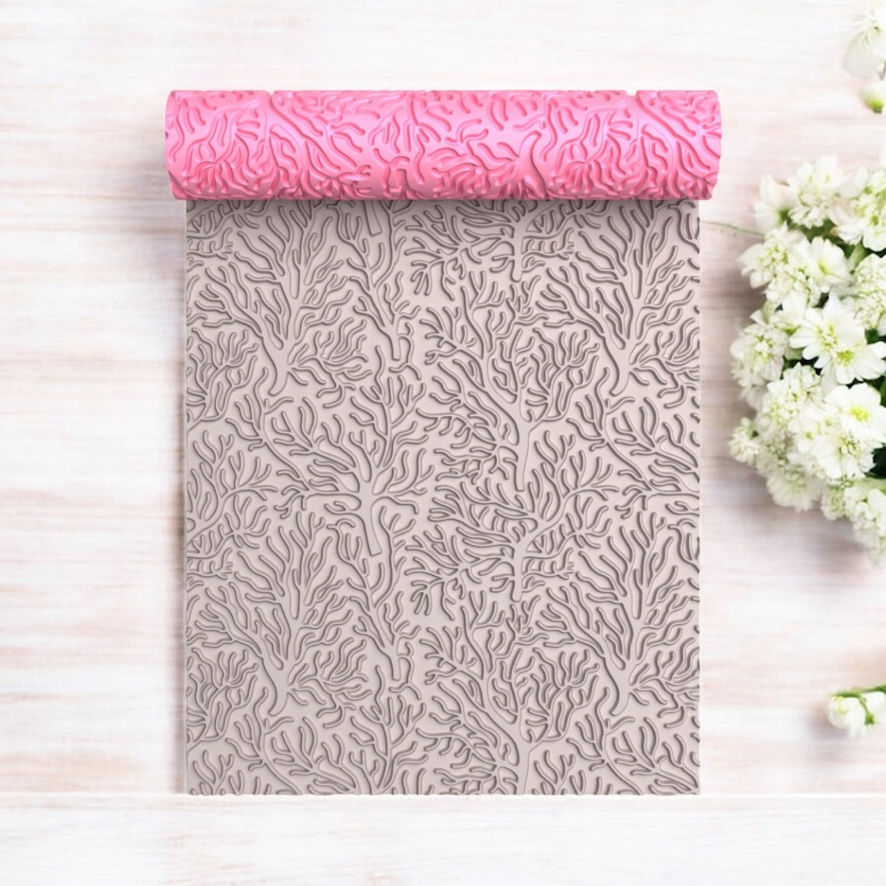 Textura roller 114 efecto coral para arcilla polimérica