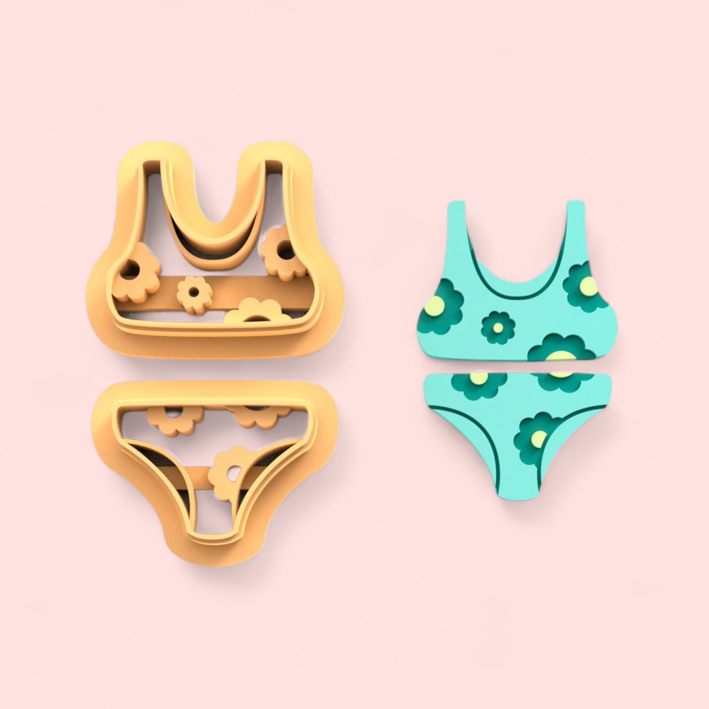 Biquíni cortador de argila de polímero