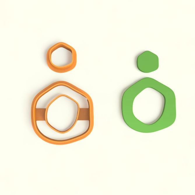 Cortador de donut orgânico argila de polímero Ede