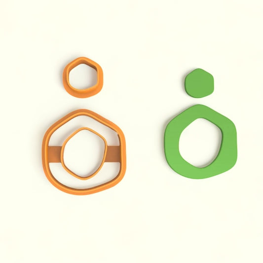 Cortador de donut orgânico argila de polímero Ede