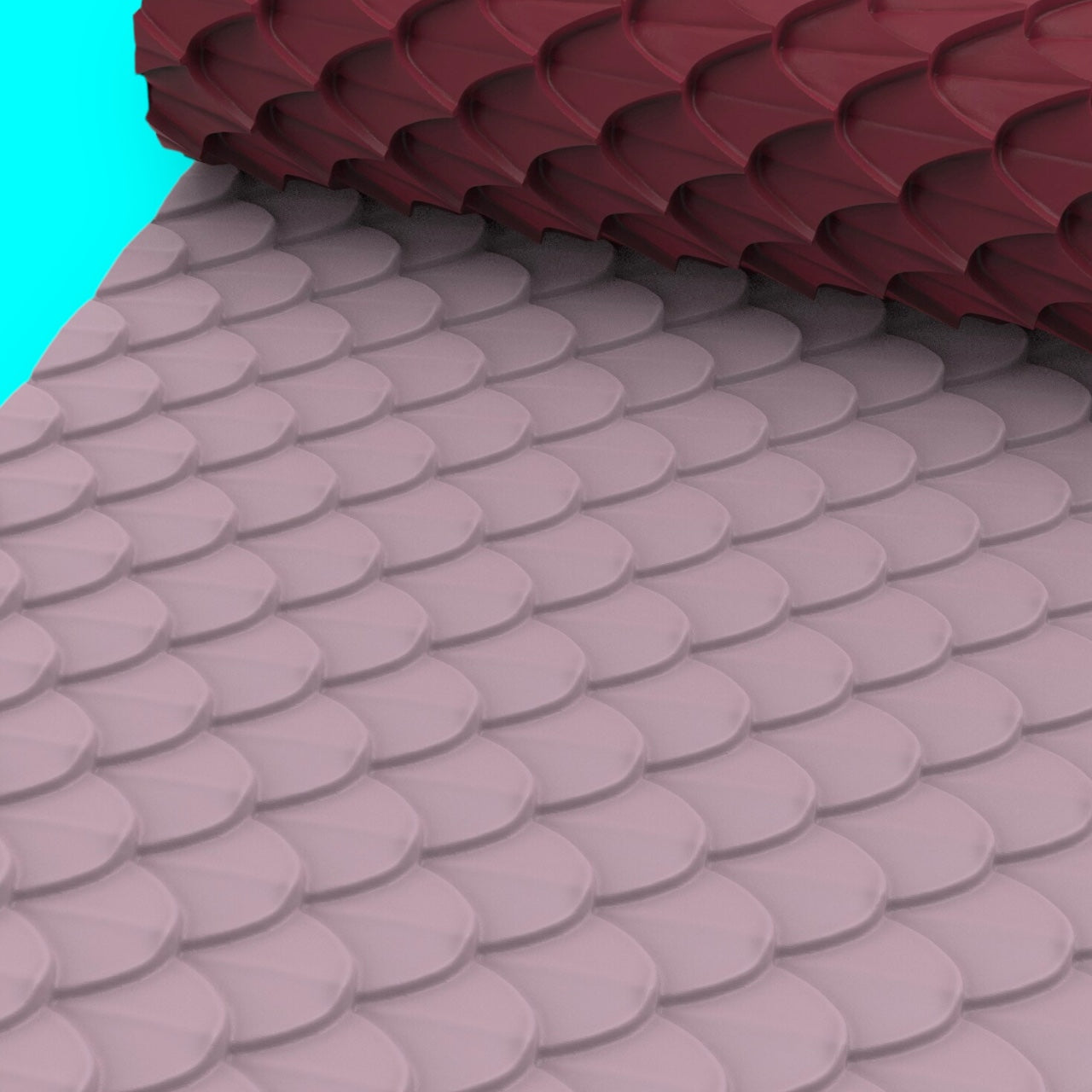 26-Rodillo textura escamas de pescado cortador de arcilla polimérica