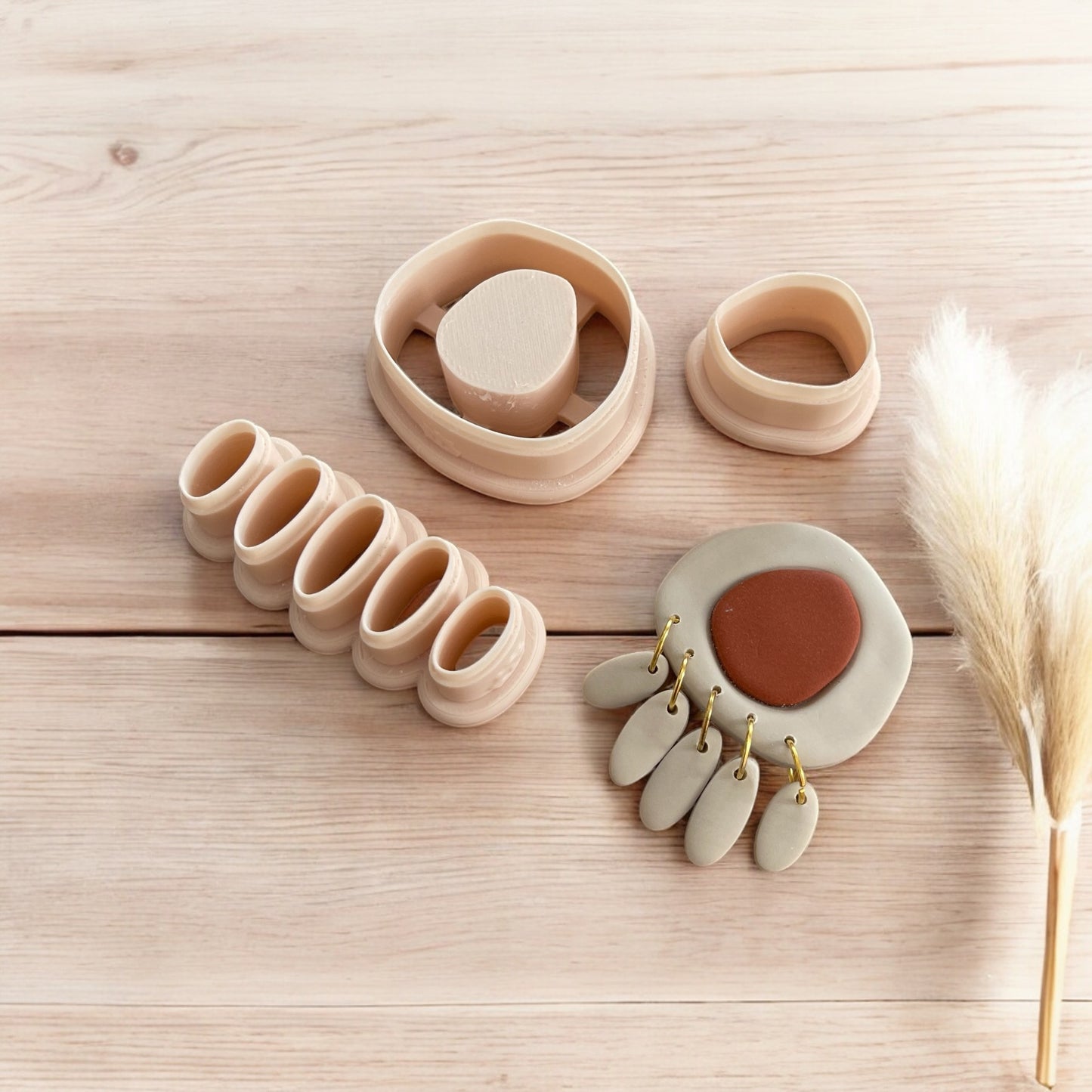 Boho C -cortador para hacer pendientes de arcilla polimerica