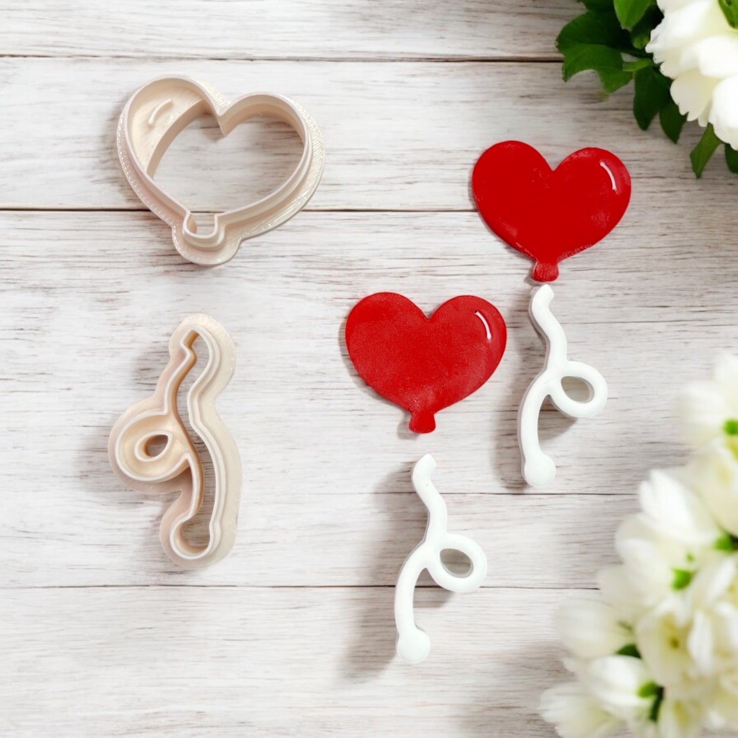 Globo San Valentin 27 - Cortador para hacer pendientes de arcilla polimérica