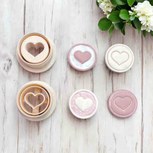 Circulo Corazón 24 - Cortador para arcilla polimérica