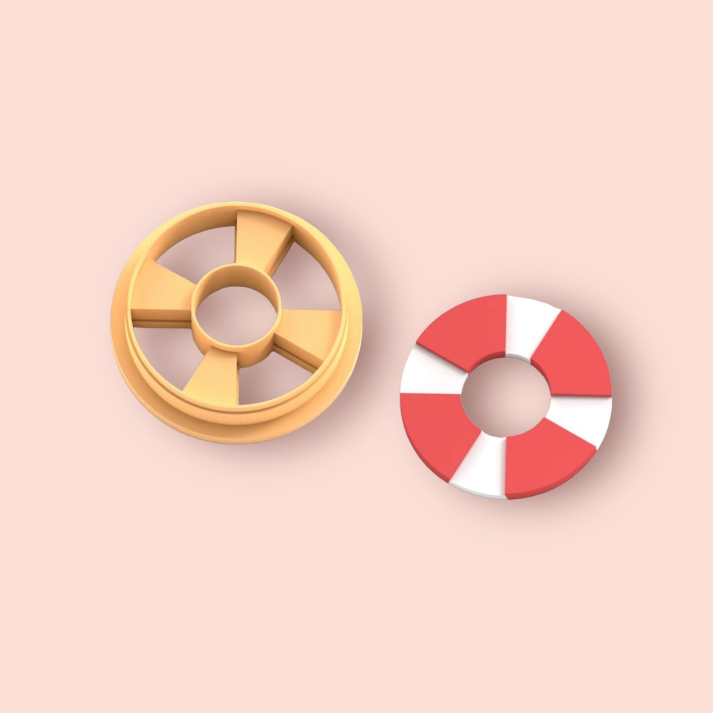 Flotador– Cortador para hacer pendientes de arcilla polimérica.