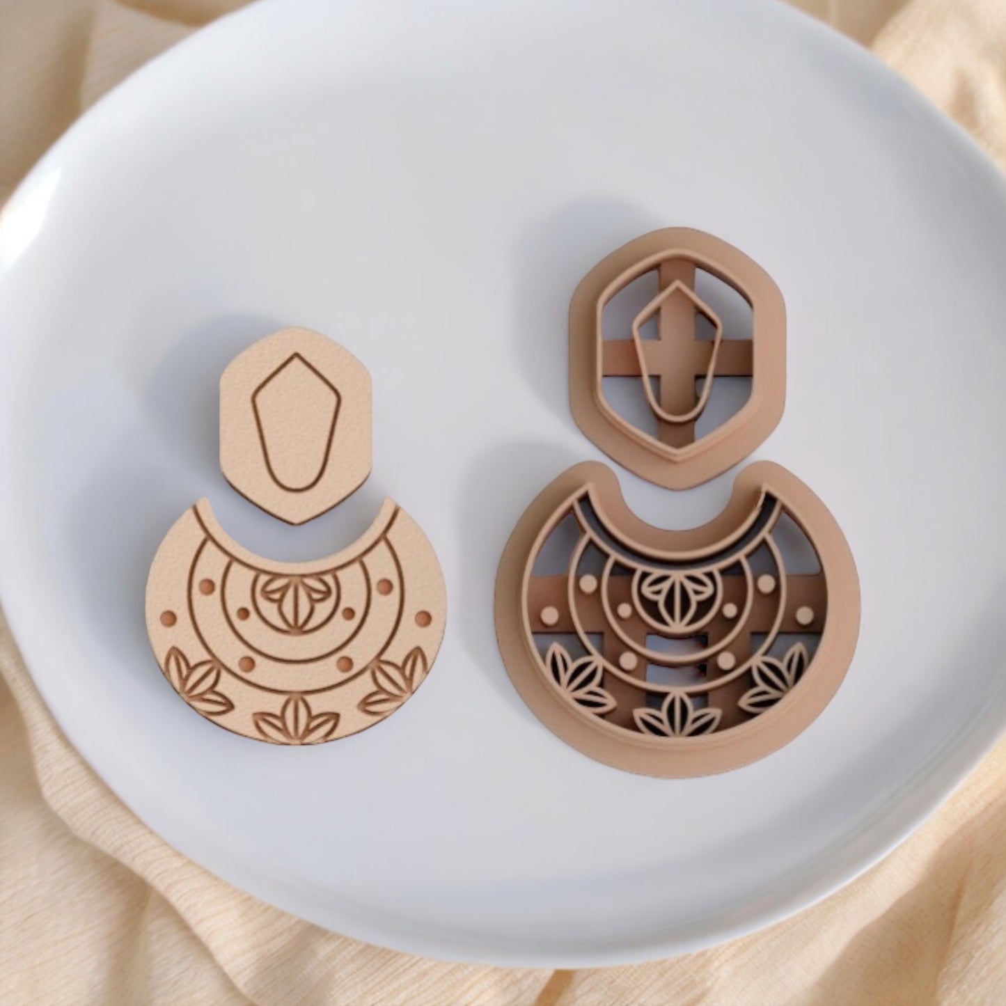 Cortador para arcilla polimérica Flor bohemia 1