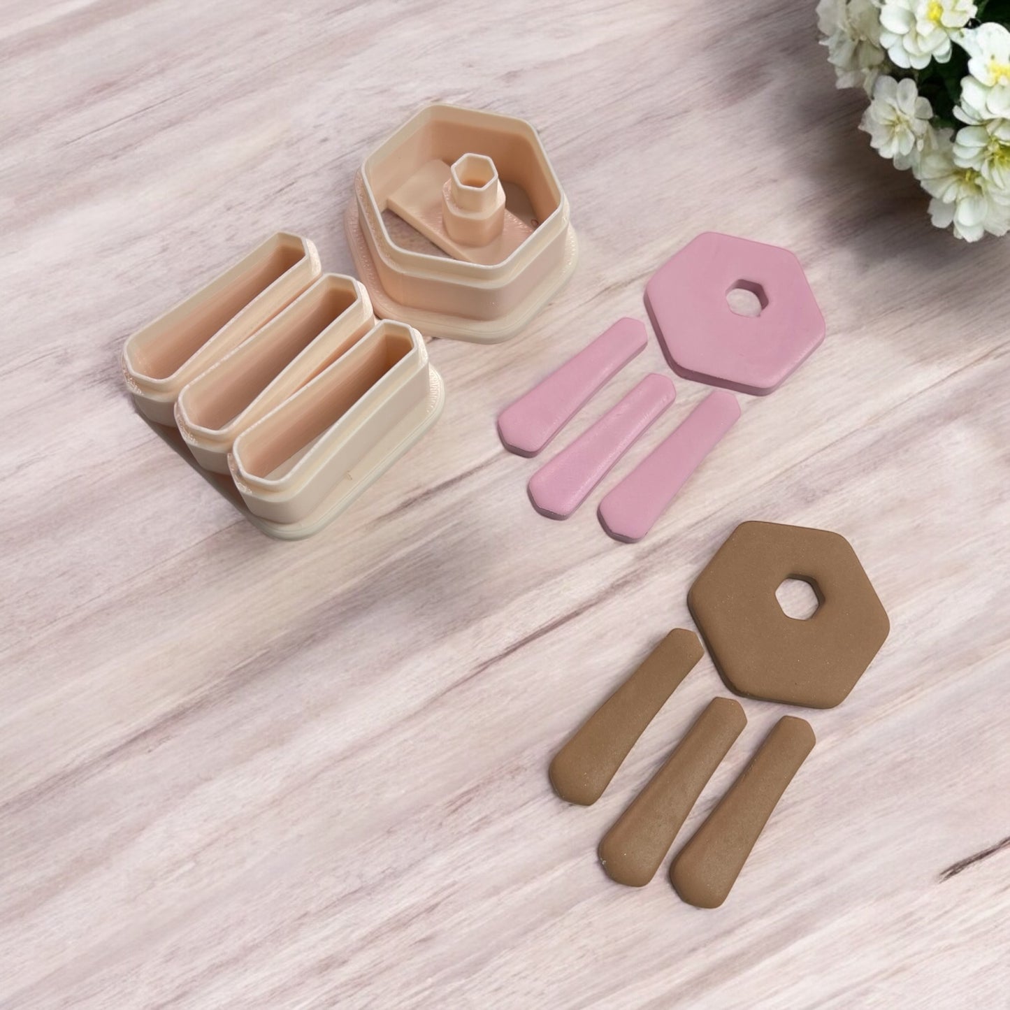 Combo piedra cortador para arcilla polimerica