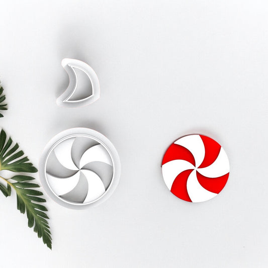 Cortador de pirulito de Natal para fazer brincos de argila polimérica