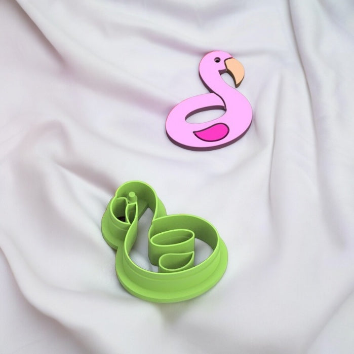 Flamingo flotador– Cortador para hacer pendientes de arcilla polimérica.