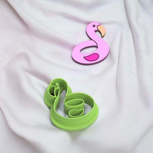 Flamingo flotador– Cortador para hacer pendientes de arcilla polimérica.
