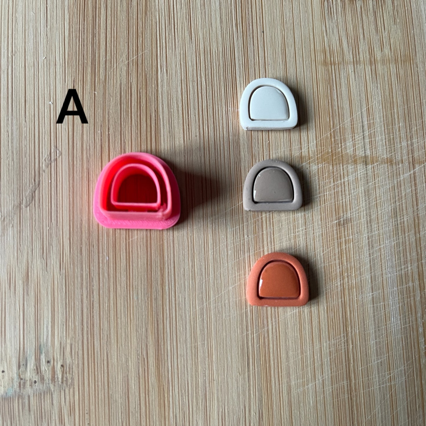 Framed mini- para hacer pendientes de arcilla polimérica