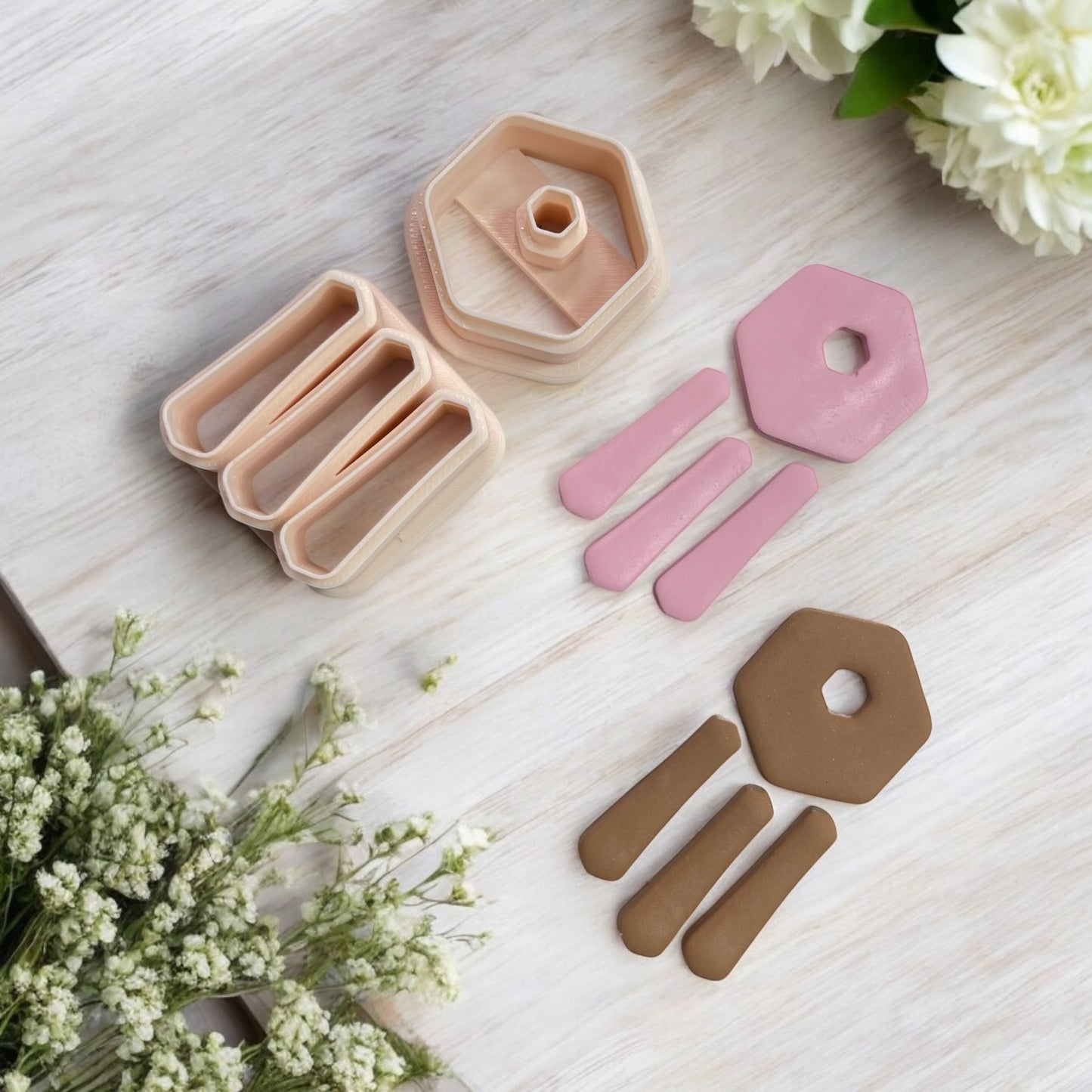 Combo piedra cortador para arcilla polimerica