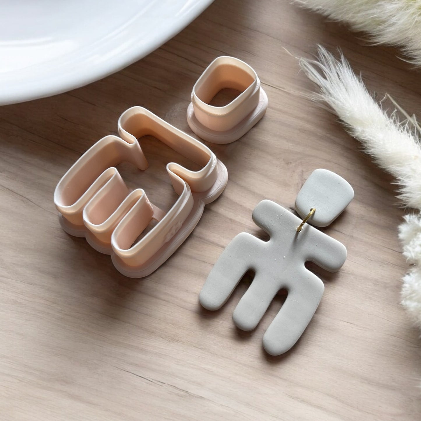 Combo k - cortador para hacer pendientes de arcilla polimerica