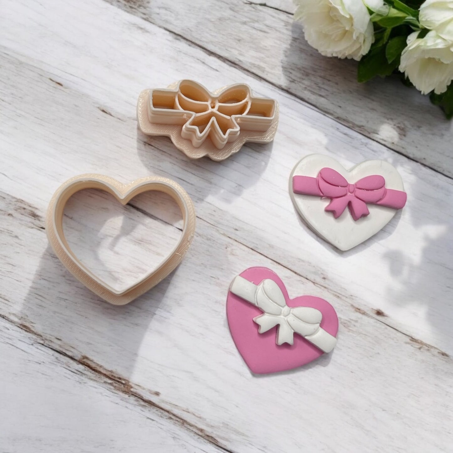 Corazon Caja Chocolate 4 - Cortadorpara hacer pendientes de arcilla polimérica