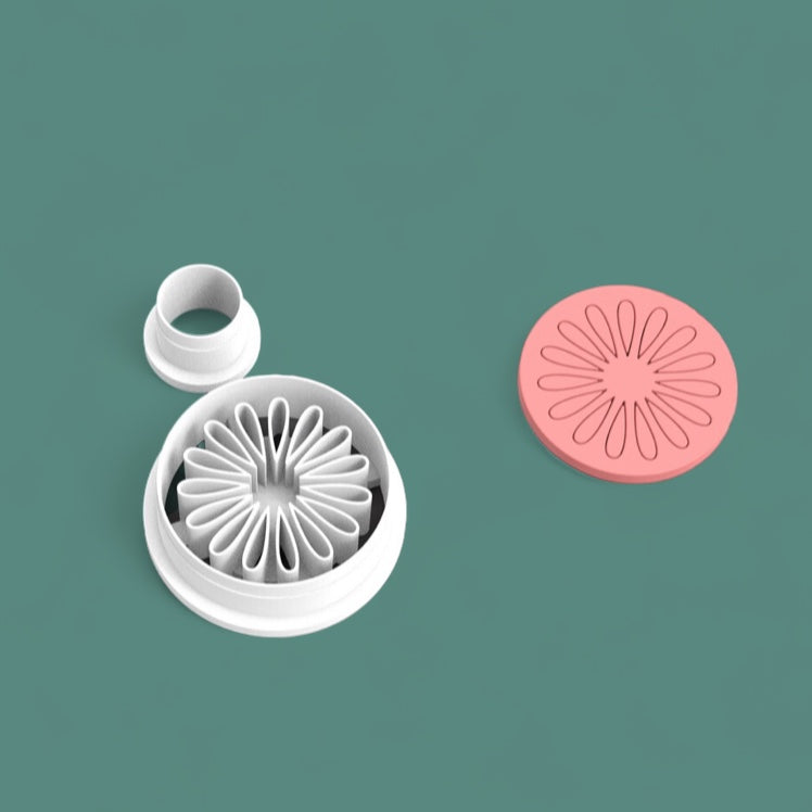 Cortador de flor de argila de polímero 41