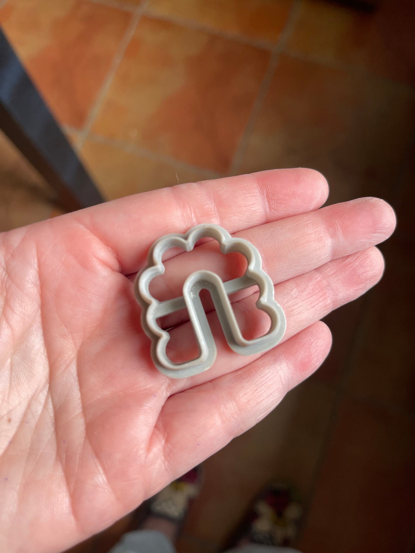 Basic D polymer clay cutter