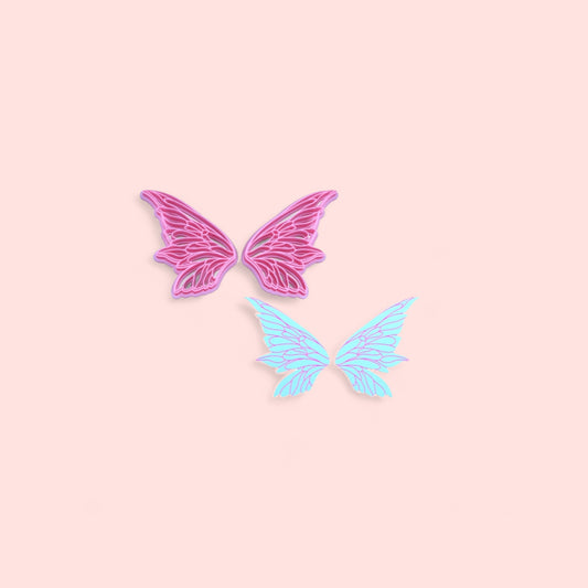 Cortador de argila de polímero com asas de anjo