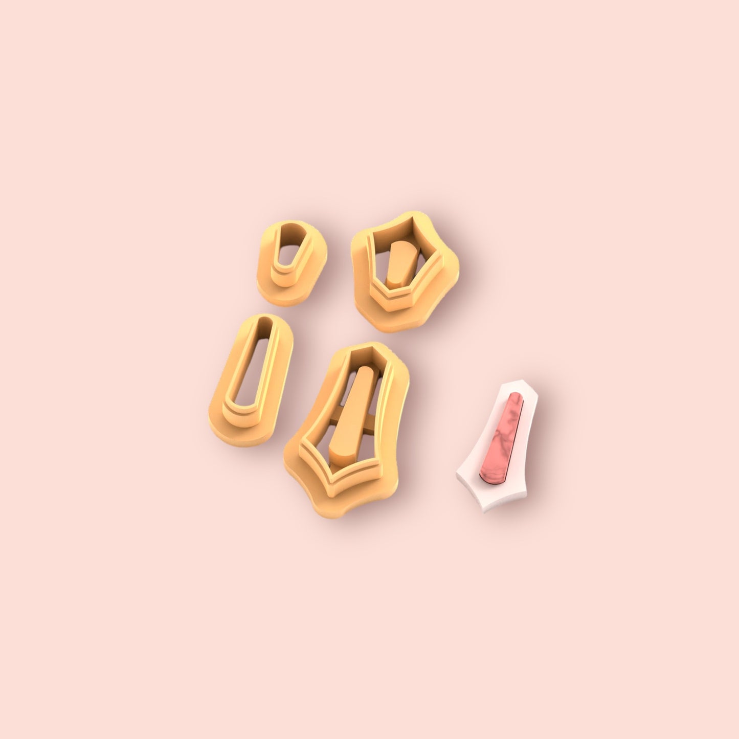 Boho con piedras A cortador de arcilla polimerica