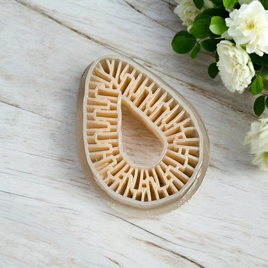 Coupe-gouttes en rotin pour réaliser des boucles d'oreilles en pâte polymère