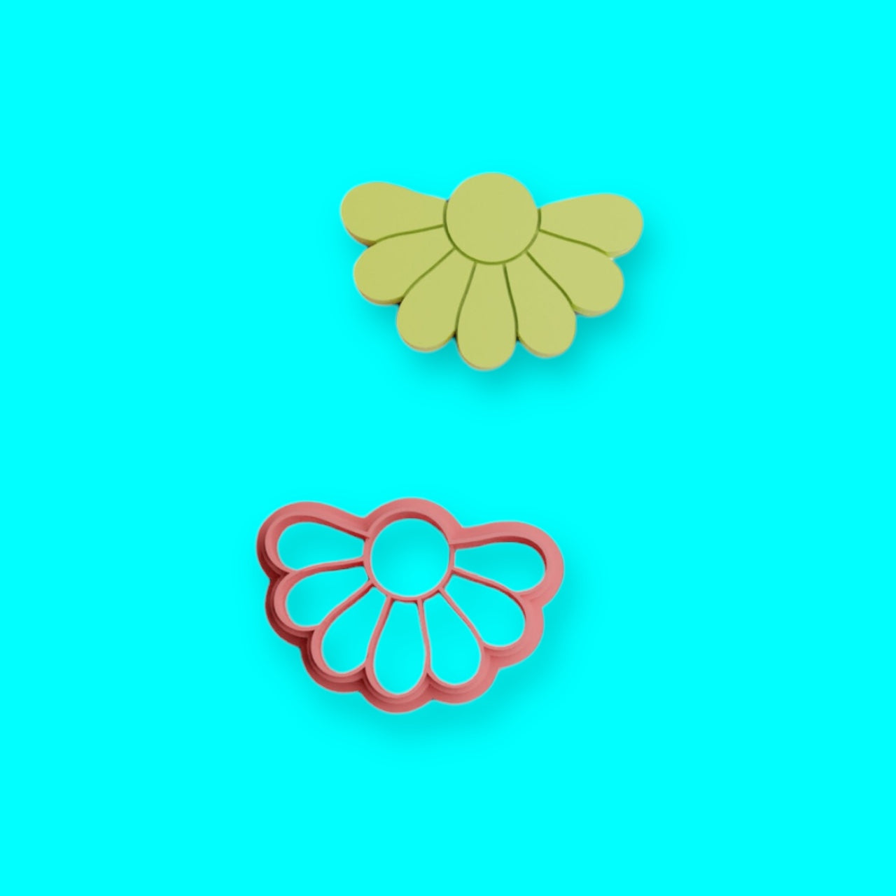 Margarida média para argila de polímero