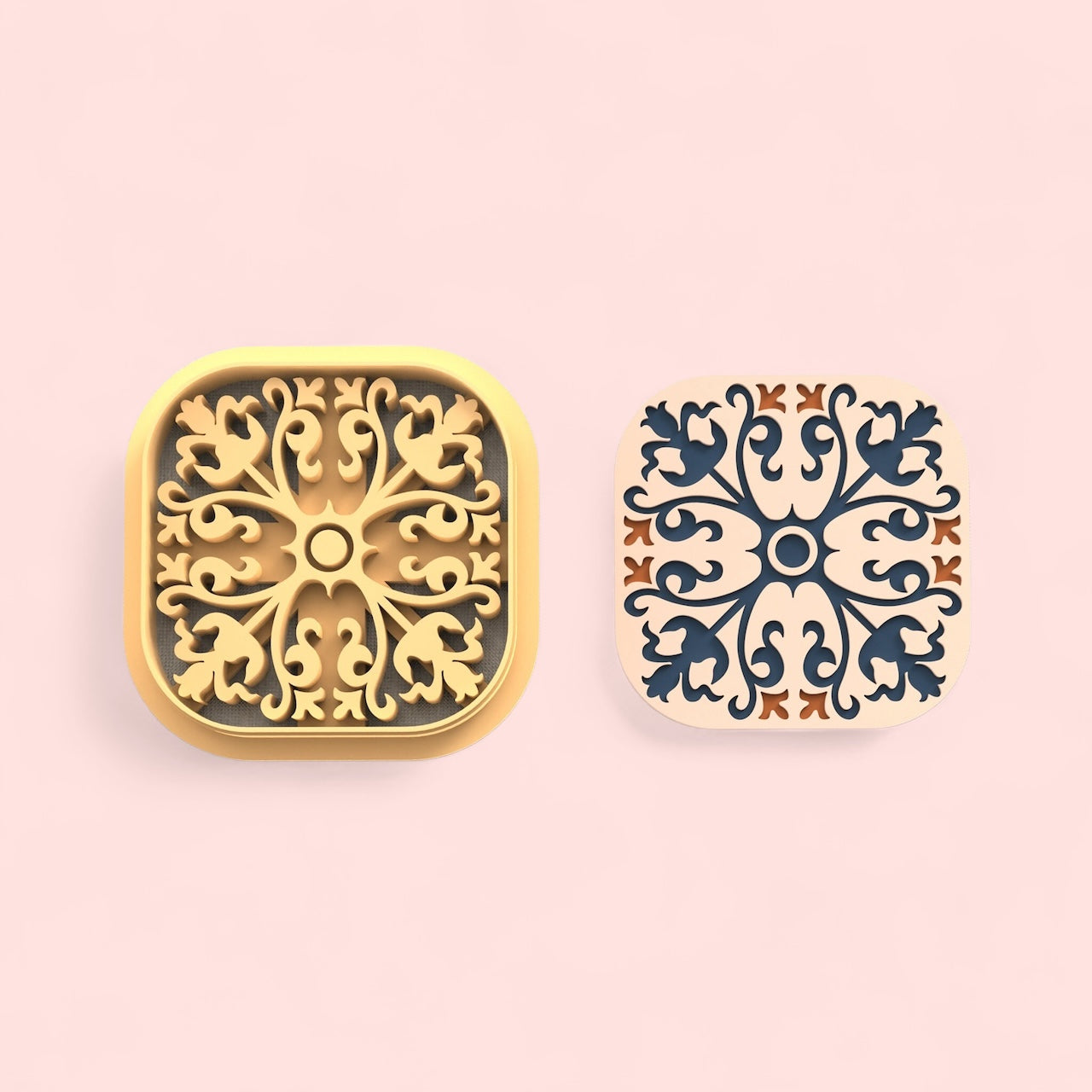 Coupe-carreaux marocains #4 en pâte polymère