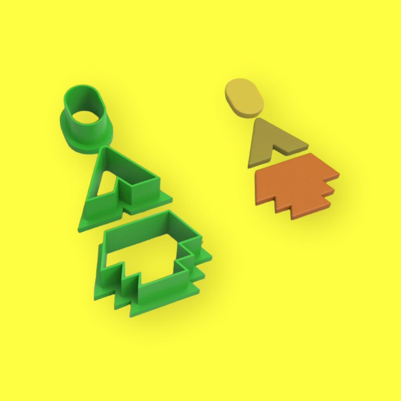 Cortador aztec combo A de arcilla polimérica