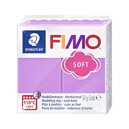 Argila polimérica Fimo soft lavanda 57g -2 oz