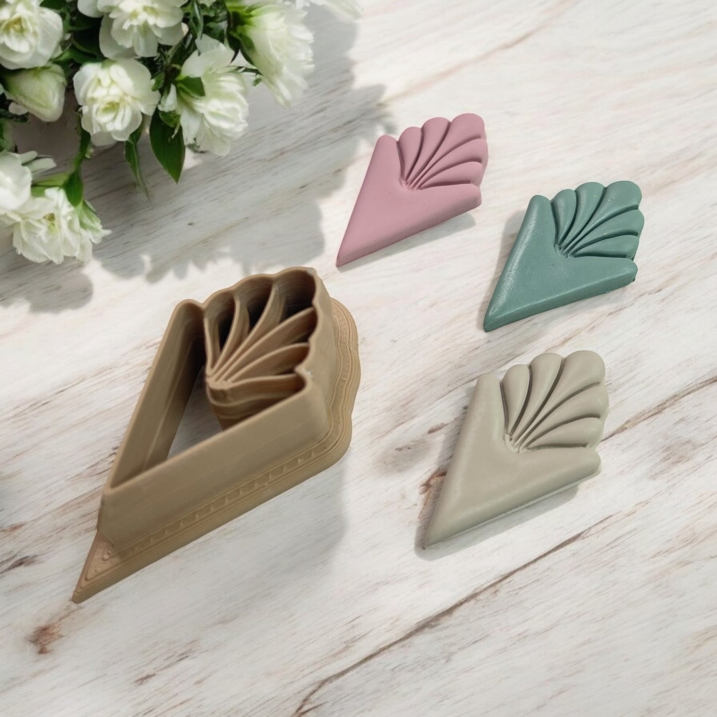 Cortador Daga petals para hacer pendientes de Arcilla Polimérica