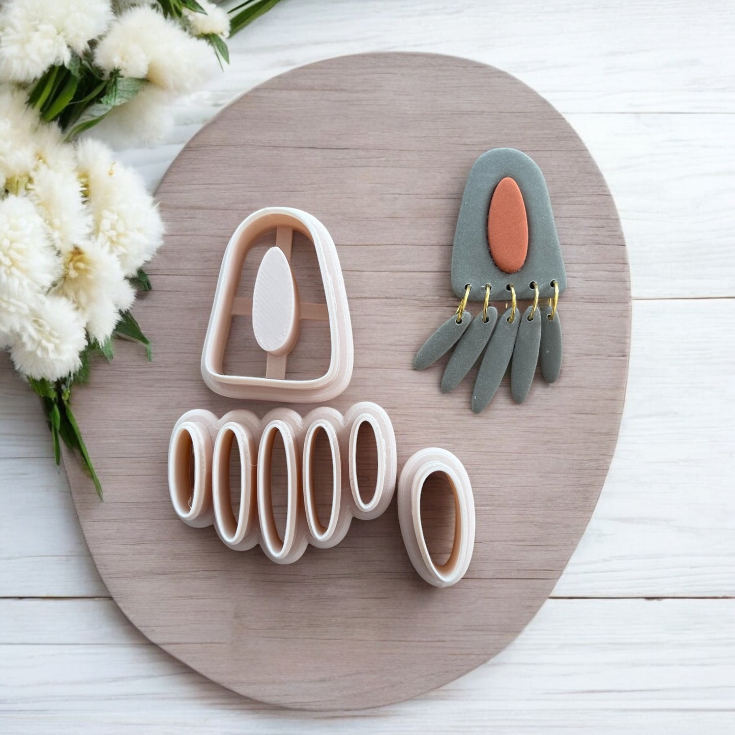 Boho B - Cortador para hacer pendientes de arcilla polimerica