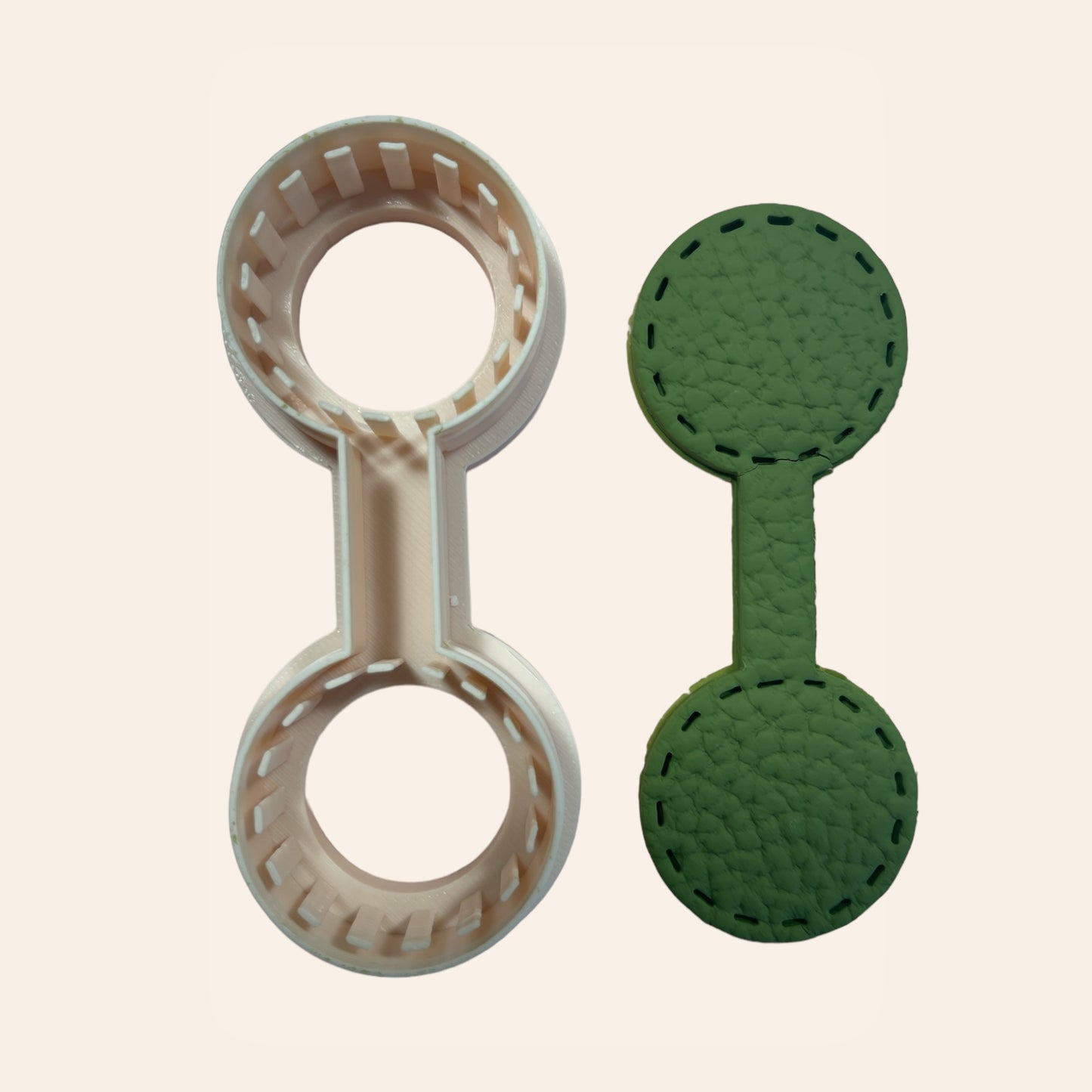 Llavero 1 -Cortador para hacer llaveros de arcilla polimerica