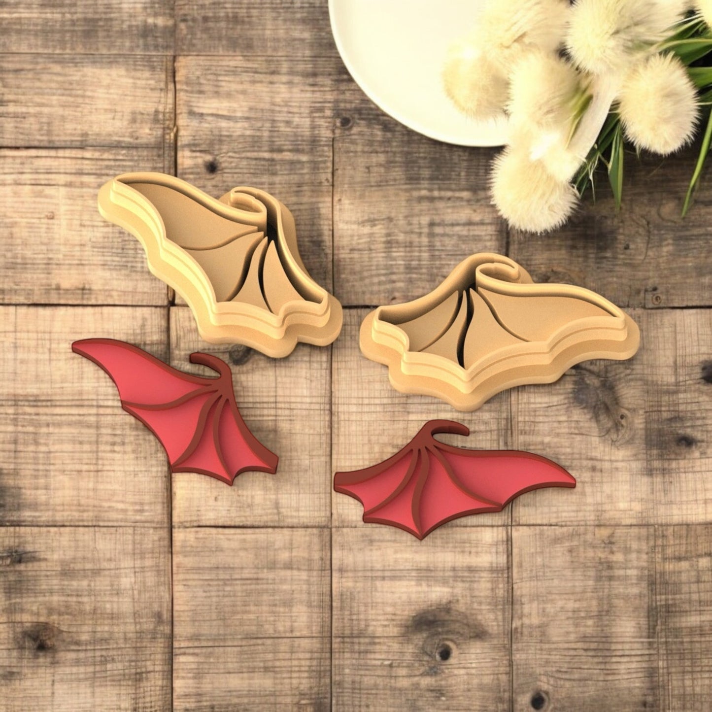 Cortador de asas de Halloween para fazer brincos de argila polimérica