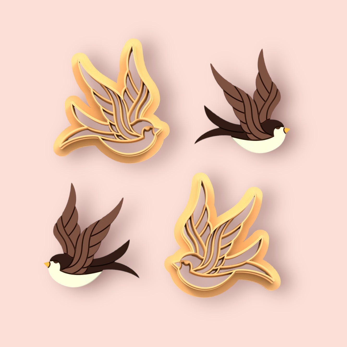 Cortador gorrion para hacer pendientes de arcilla polimerica