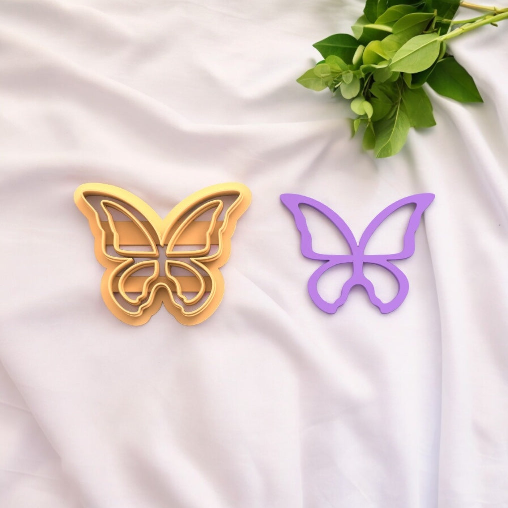 Cortador mariposa recortada  para hacer pendientes de Arcilla Polimérica