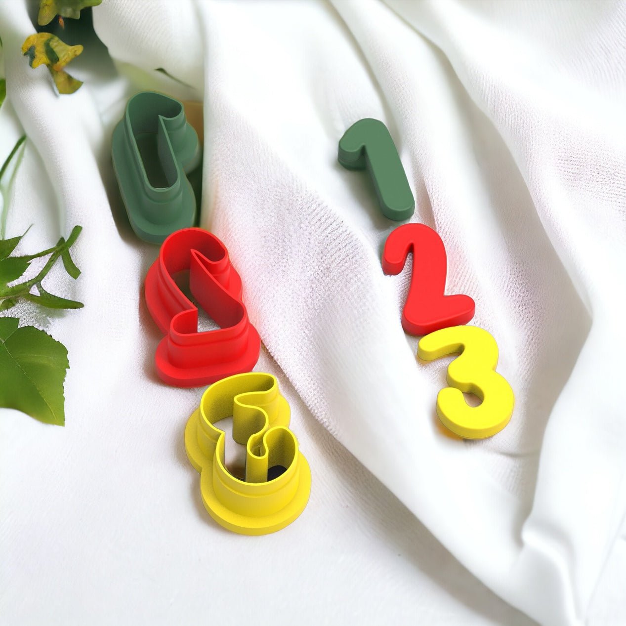 Cortador 123 para hacer pendientes de arcilla polimerica