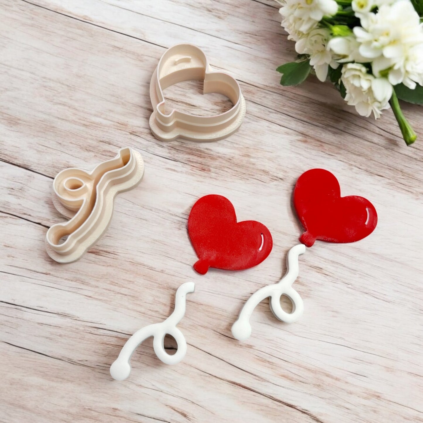 Globo San Valentin 27 - Cortador para hacer pendientes de arcilla polimérica