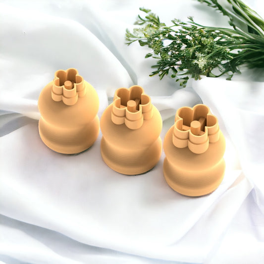 Mini cortador de margaridas para fazer brincos de argila polimérica