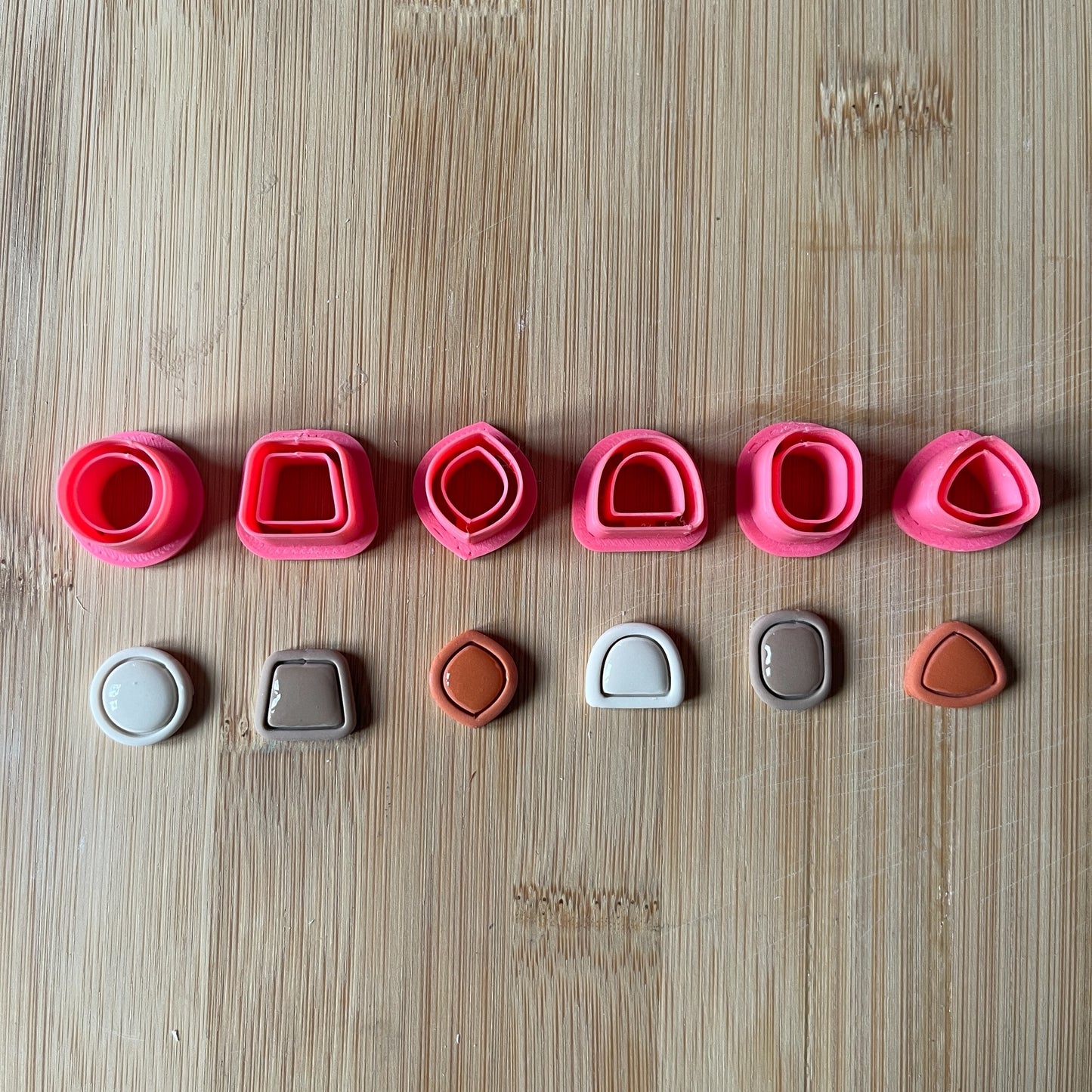 Framed mini- para hacer pendientes de arcilla polimérica