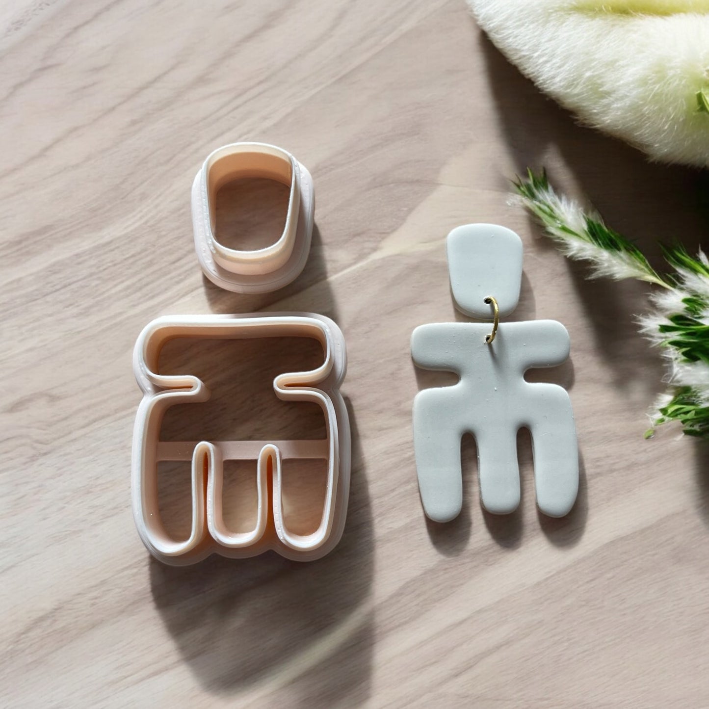 Combo k - cortador para hacer pendientes de arcilla polimerica