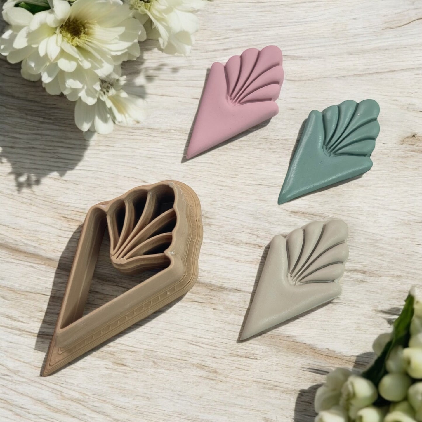Cortador Daga petals para hacer pendientes de Arcilla Polimérica