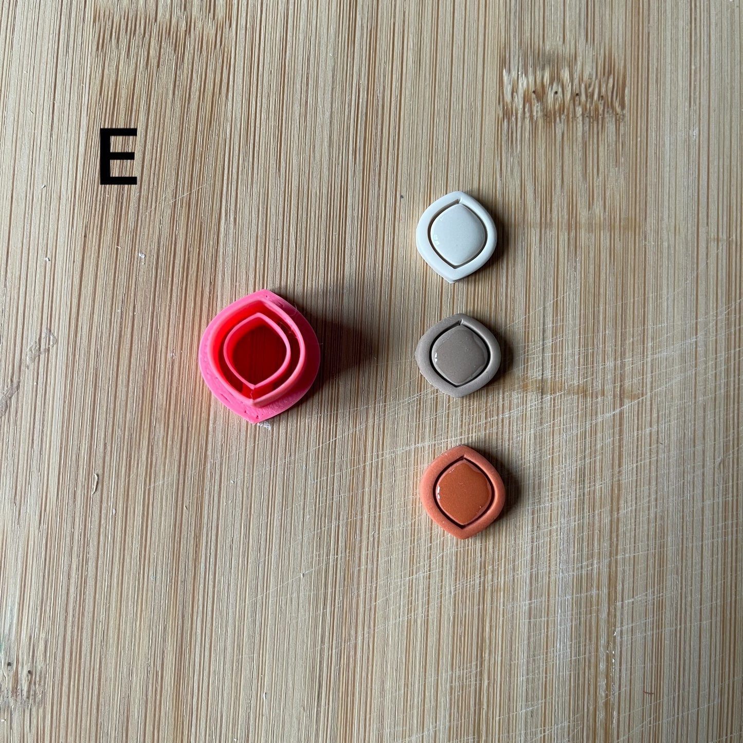 Framed mini- para hacer pendientes de arcilla polimérica