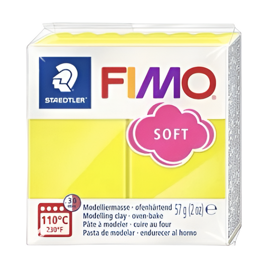 Argila polimérica de limão macio Fimo 57g -2 oz