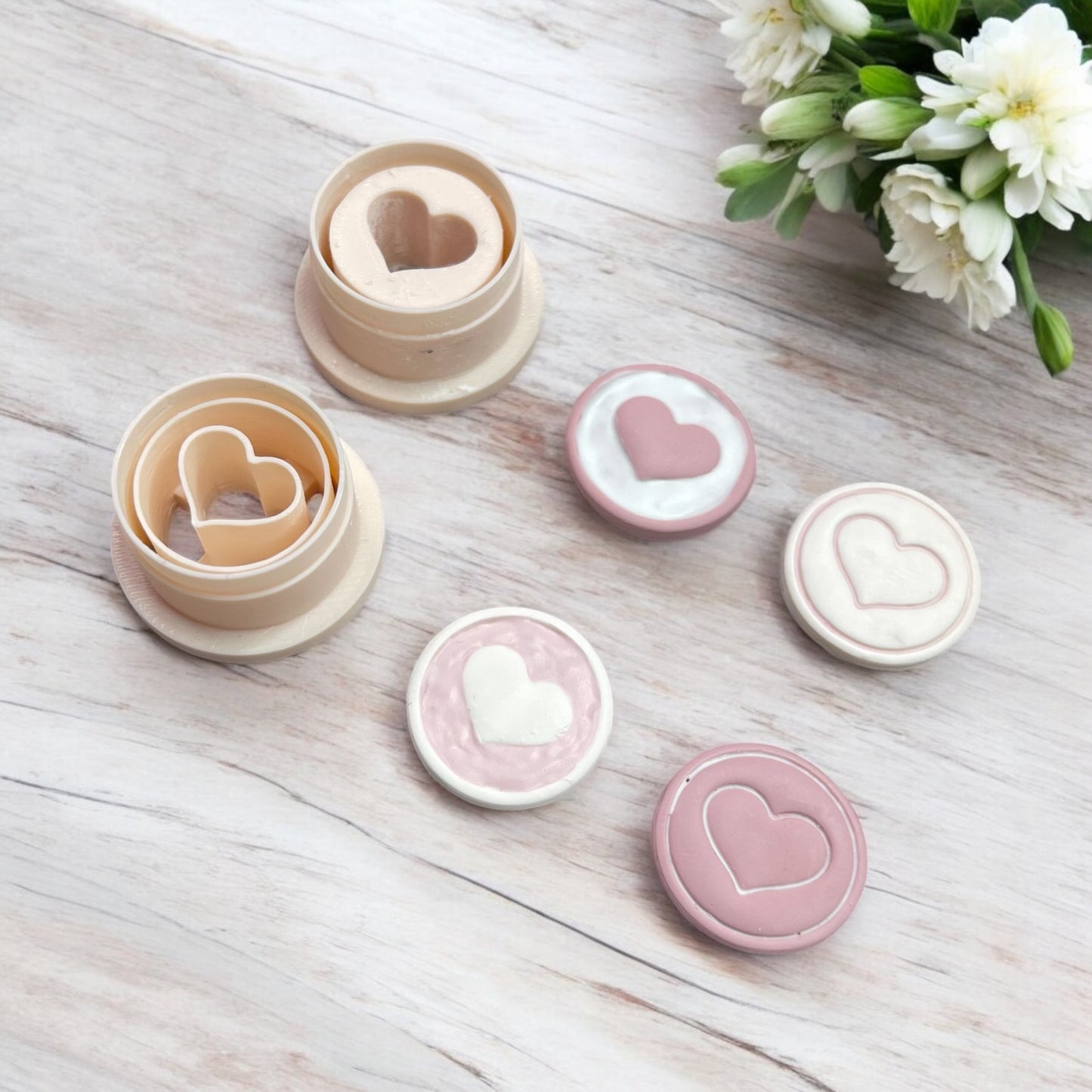 Circulo Corazón 24 - Cortador para arcilla polimérica