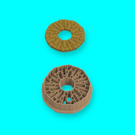 Cortador de argila de polímero circular Ratan