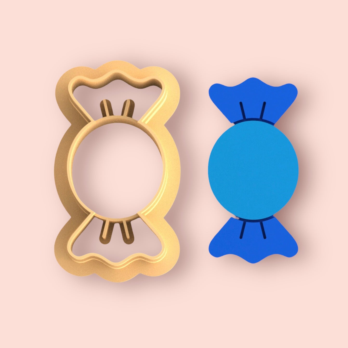 Coupe-bonbons pour réaliser des boucles d'oreilles en pâte polymère