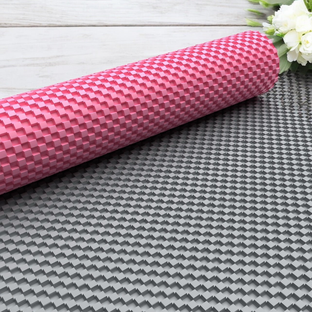 Textura roller 116 efecto cuadrados para arcilla polimérica